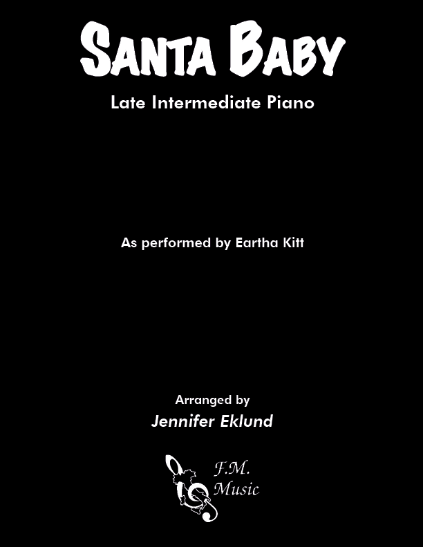 Santa Baby (Late Intermediate Piano)